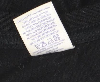 Starworld Men's Black Guinness Graphic Short Sleeve T-Shirt M