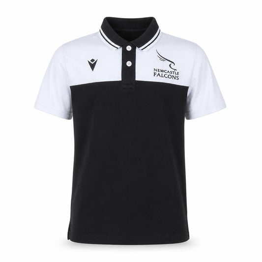 Boys UK Size 2XS Macron Black Basic Polo