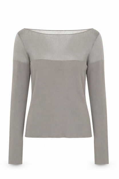 Womens UK Size S Zara Grey Basic Blouse