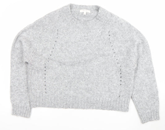 Womens UK Size M Marks and Spencer Grey Pullover Jumper