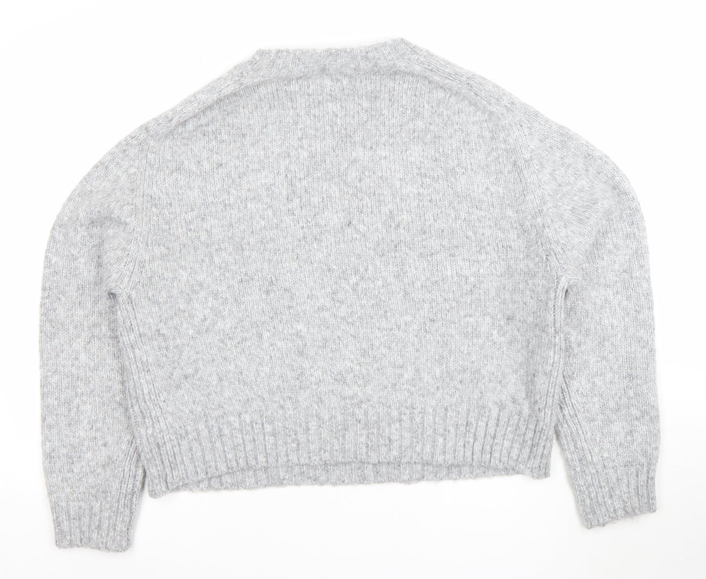 Womens UK Size M Marks and Spencer Grey Pullover Jumper