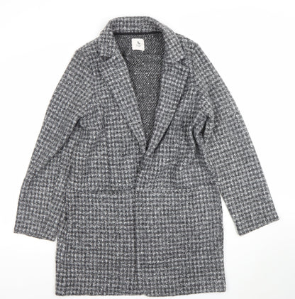 Womens UK Size 12 TU Grey Overcoat