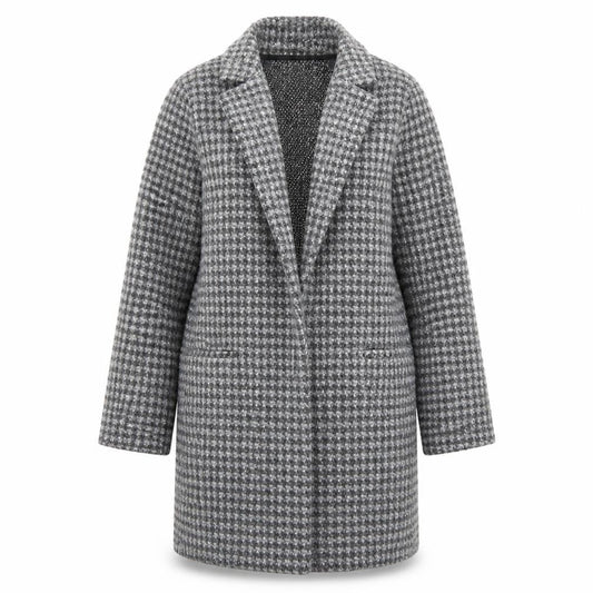 Womens UK Size 12 TU Grey Overcoat