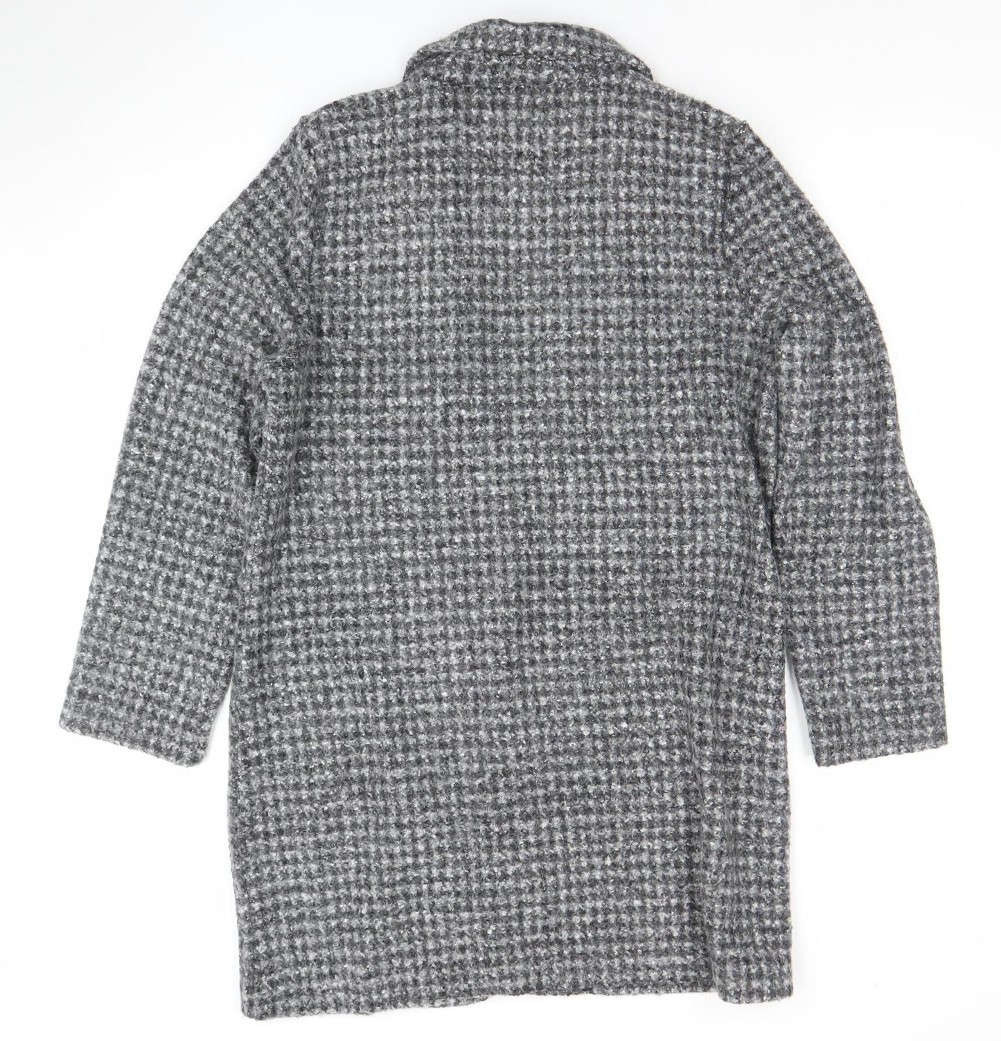 Womens UK Size 12 TU Grey Overcoat