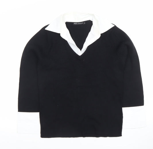 Womens UK Size XL Debbie Morgan Black Pullover Jumper