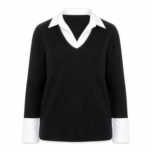Womens UK Size XL Debbie Morgan Black Pullover Jumper