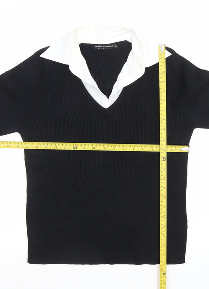 Womens UK Size XL Debbie Morgan Black Pullover Jumper