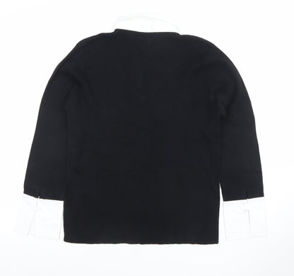 Womens UK Size XL Debbie Morgan Black Pullover Jumper
