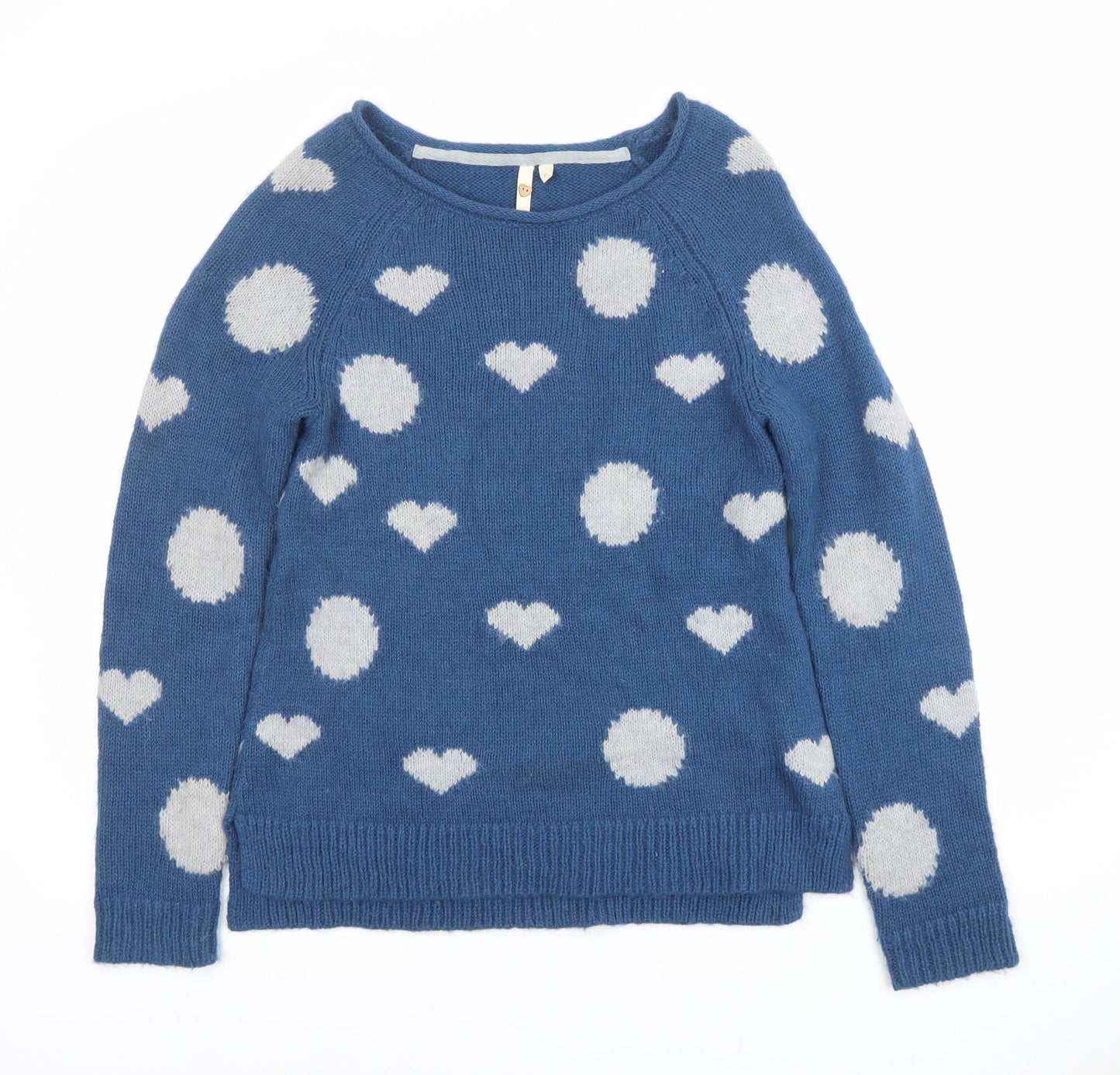 Womens UK Size 8 White Stuff Blue Pullover Jumper