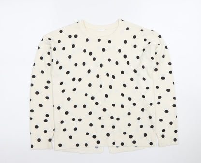 Girls UK Size 11 Years NEXT Ivory Pullover Jumper