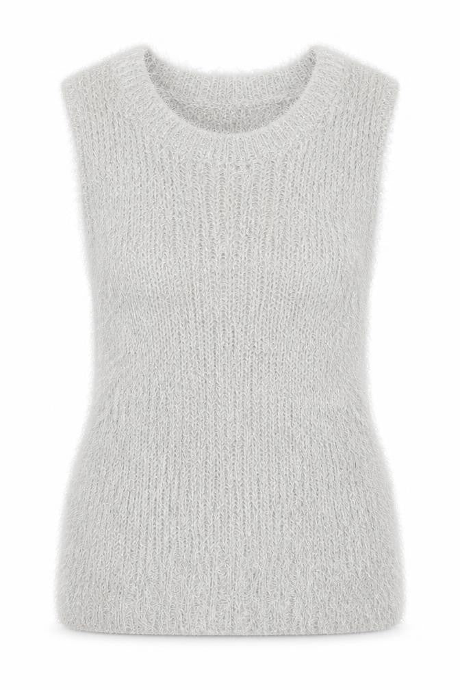 Womens UK Size 12 River Island Grey Vest Jumper