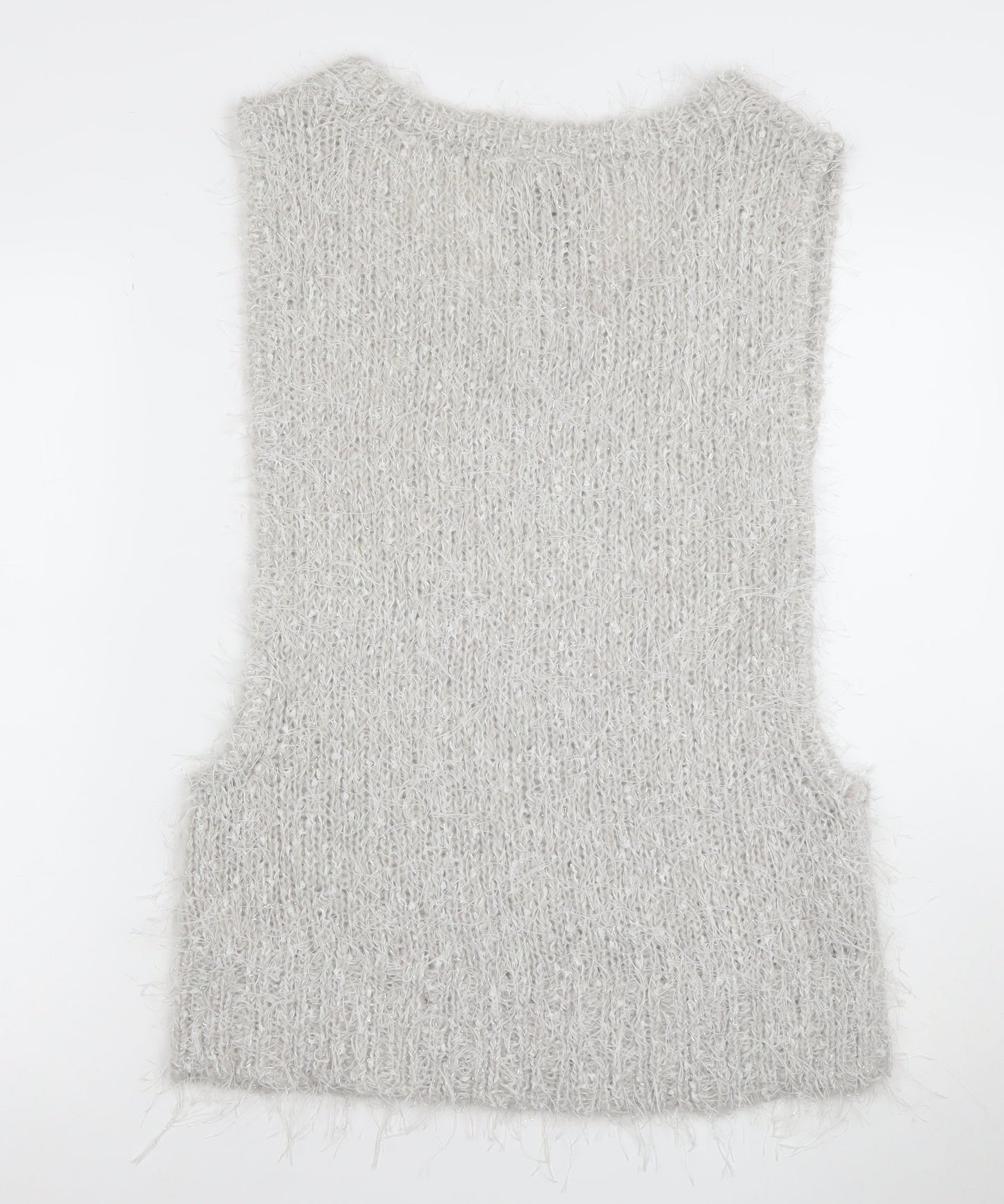 Womens UK Size 12 River Island Grey Vest Jumper