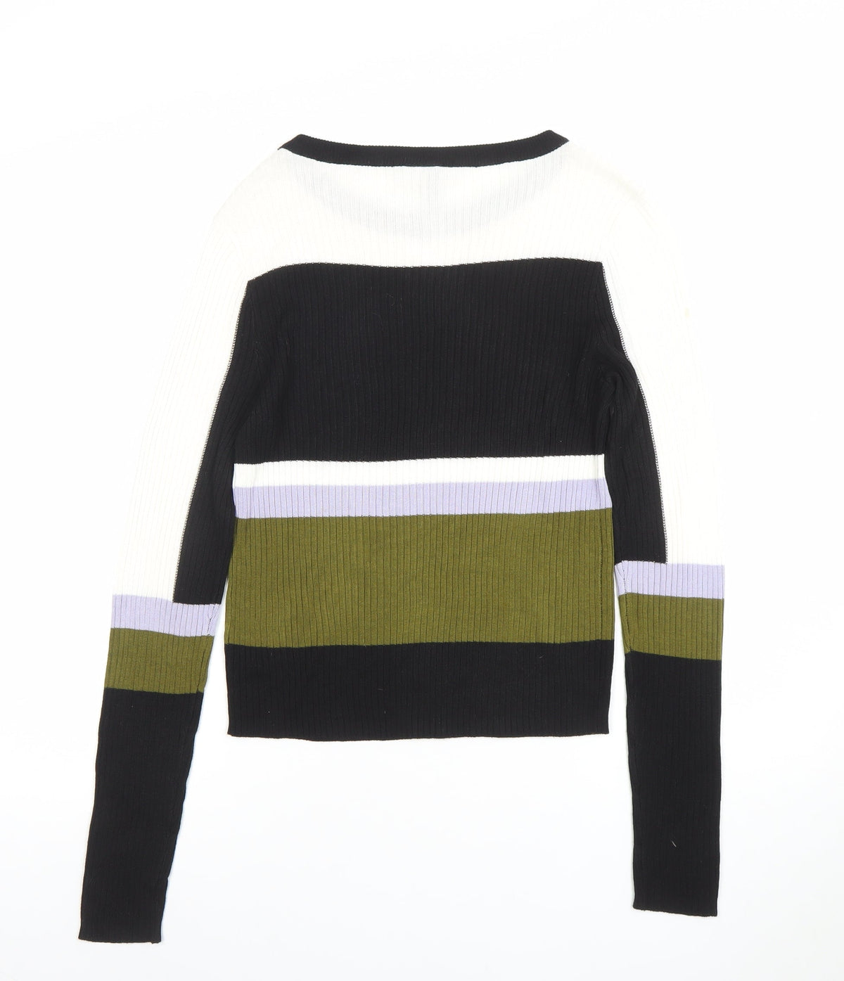 Womens UK Size M H&M Multicoloured Basic T-Shirt