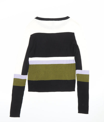 Womens UK Size M H&M Multicoloured Basic T-Shirt