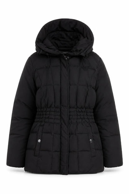 Womens UK Size XS Kenneth Cole Reaction Black Puffer Jacket