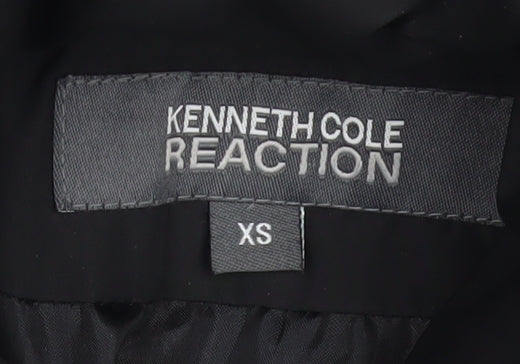 Womens UK Size XS Kenneth Cole Reaction Black Puffer Jacket