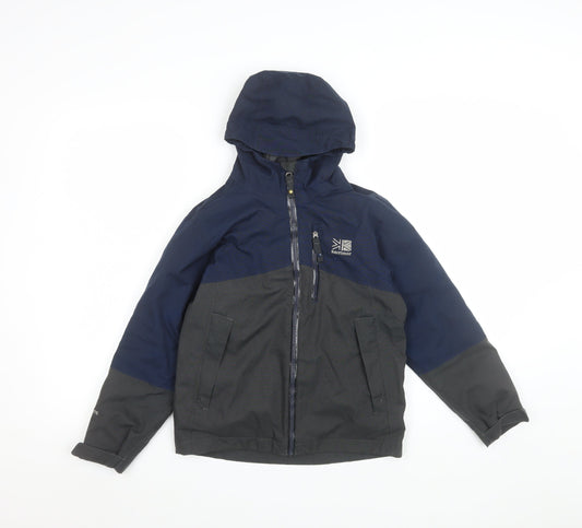 Boys UK Size 7-8 Years Karrimor Blue Puffer Jacket