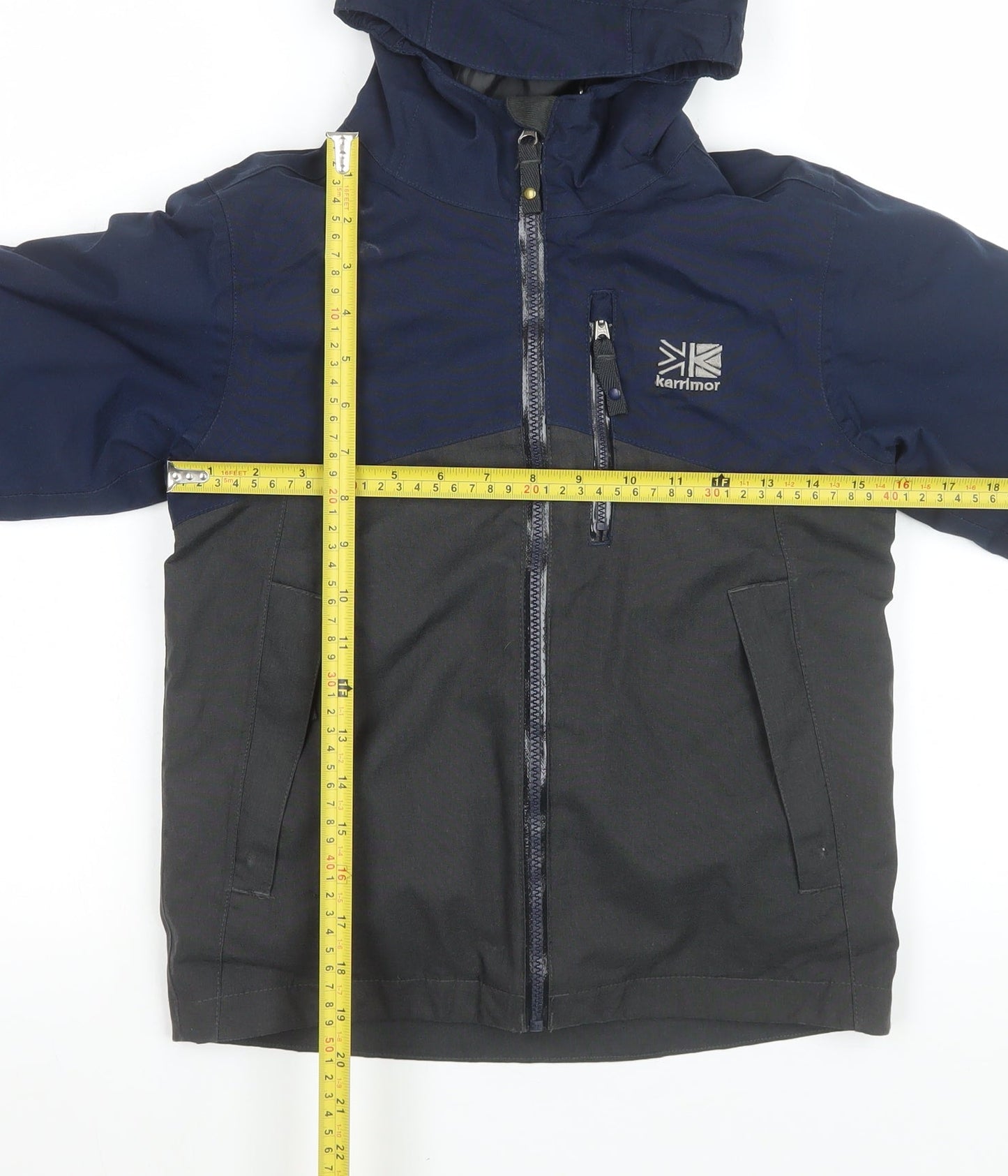 Boys UK Size 7-8 Years Karrimor Blue Puffer Jacket