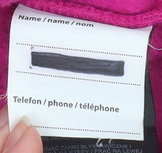 Jack Wolfskin Girls Blue Hooded Puffer Jacket 12 Years Waterproof Lined