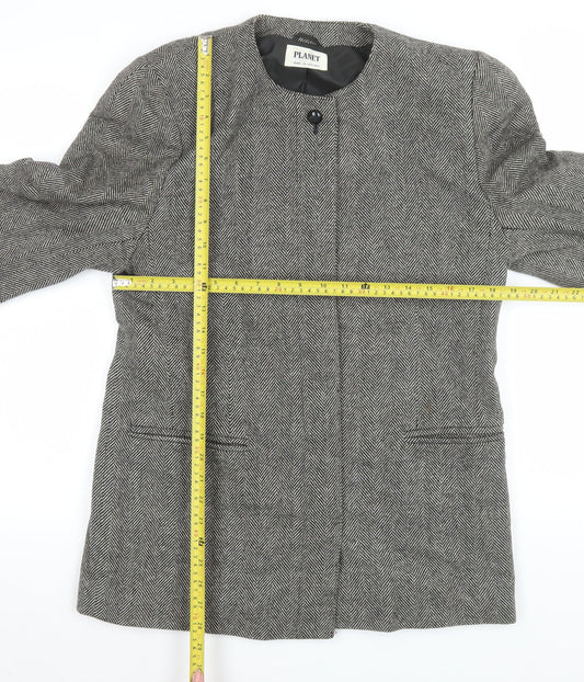 Womens UK Size 14 Planet Regular Grey Blazer