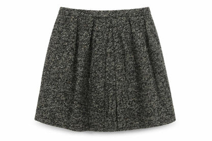 Womens UK Size 16 NW3 A-Line Tweed Skirt