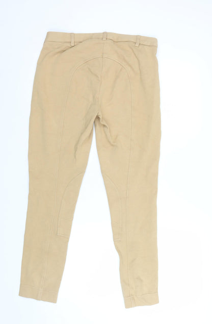 Womens UK Size 14 Wessex Slim Fit Jodhpur Beige Trousers
