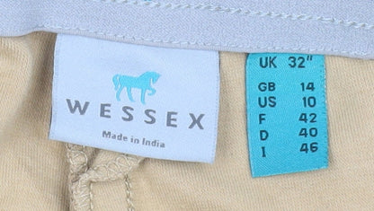 Womens UK Size 14 Wessex Slim Fit Jodhpur Beige Trousers
