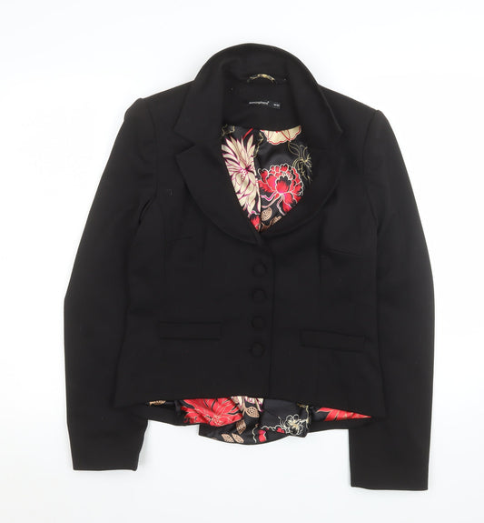 Atmosphere Women Black Size 14 Tailored Suit Jacket Blazer