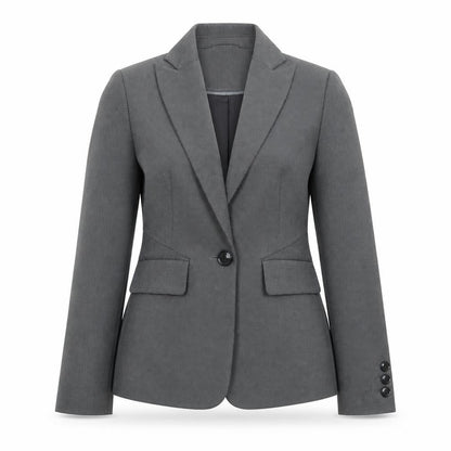 Womens UK Size 10 BHS Regular Grey Suit Jacket