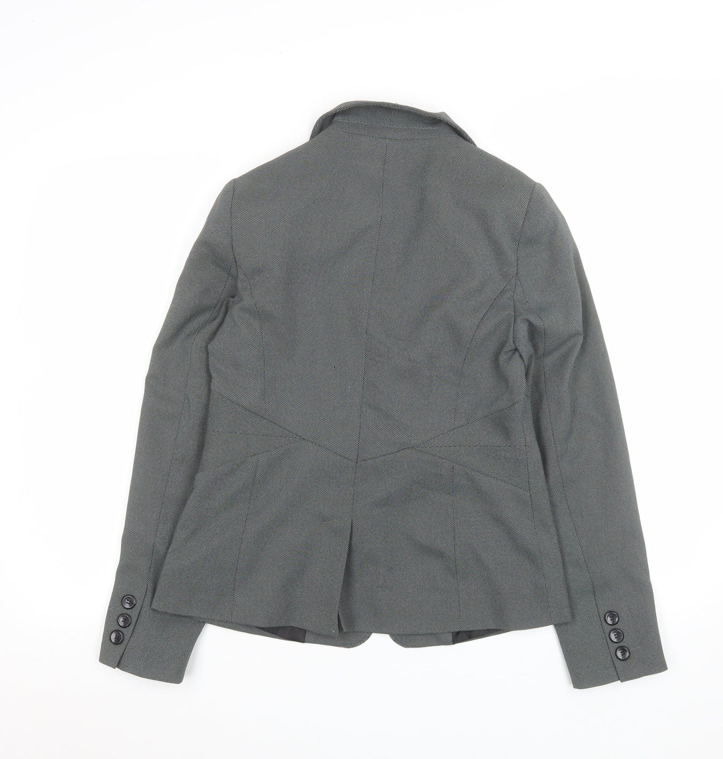 BHS Women Grey Size 10 Classic Single-Breasted Suit Jacket