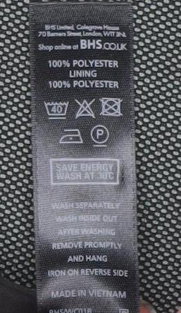 BHS Women Grey Size 10 Classic Single-Breasted Suit Jacket