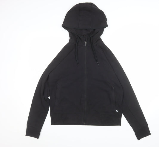 Marks and Spencer Women’s Black Hooded Zip Up Jacket Size 12
