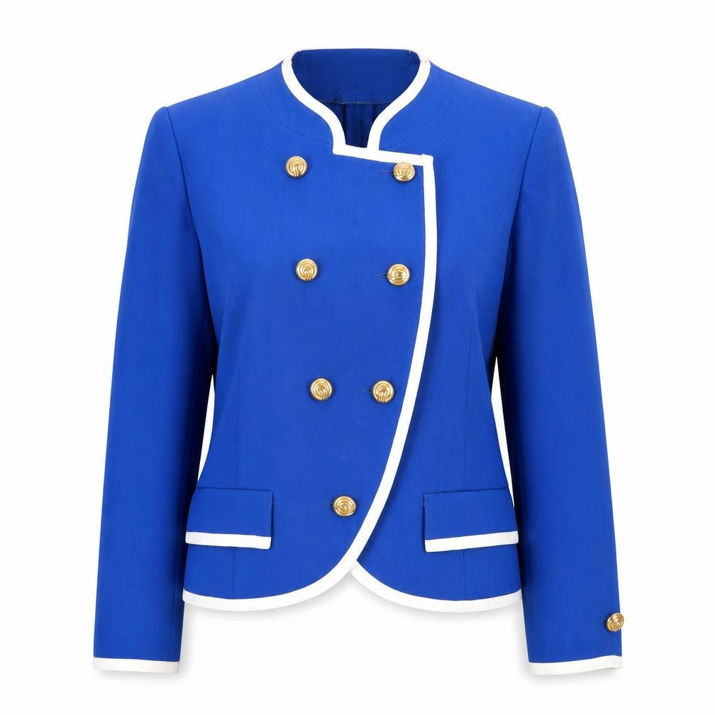 Womens UK Size 14 Lady F Regular Blue Suit Jacket