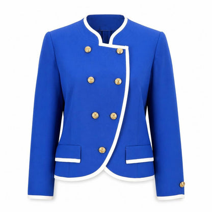 Womens UK Size 14 Lady F Regular Blue Suit Jacket
