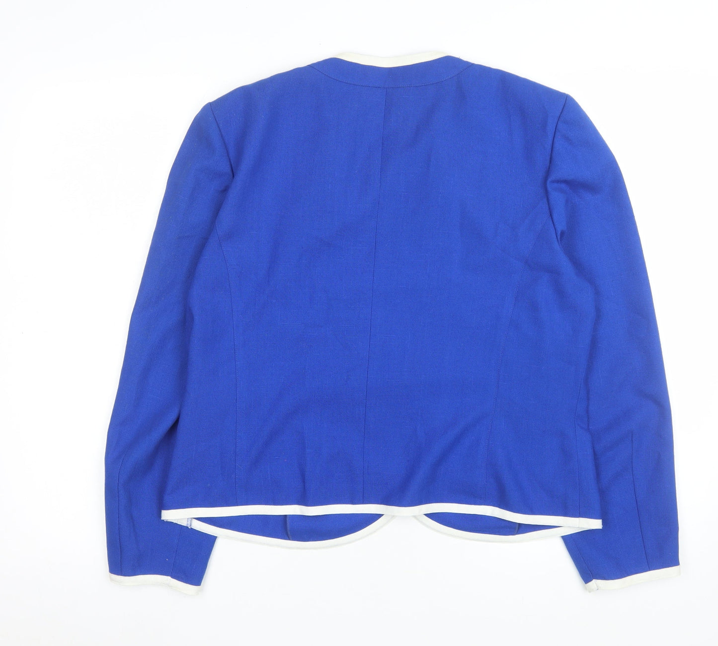 Womens UK Size 14 Lady F Regular Blue Suit Jacket