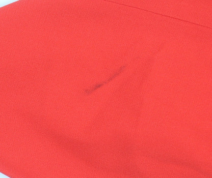 New Look Women Red Longline Blazer UK 12 Polyester Lined Jacket