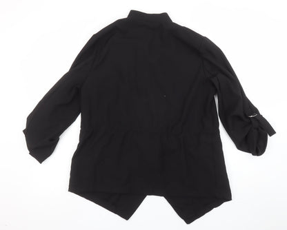 Womens UK Size 14 V by Very Regular Black Blazer