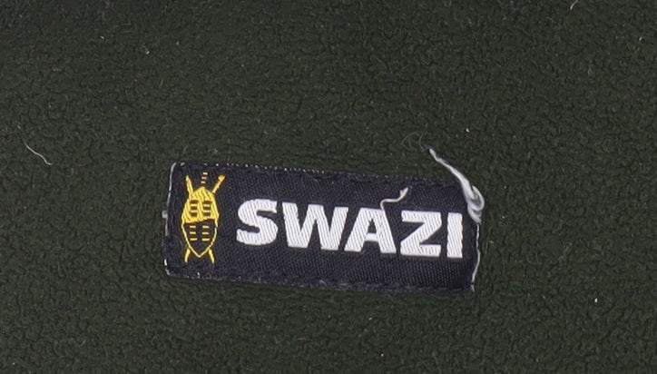 Swazi Men's Green Fleece Cargo Trousers M Outdoor Workwear