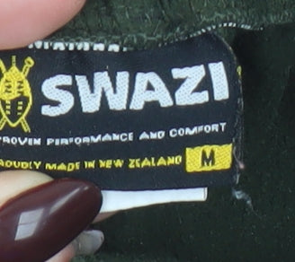 Swazi Men's Green Fleece Cargo Trousers M Outdoor Workwear