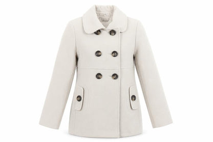 Womens UK Size 12 Wallis Beige Pea Coat