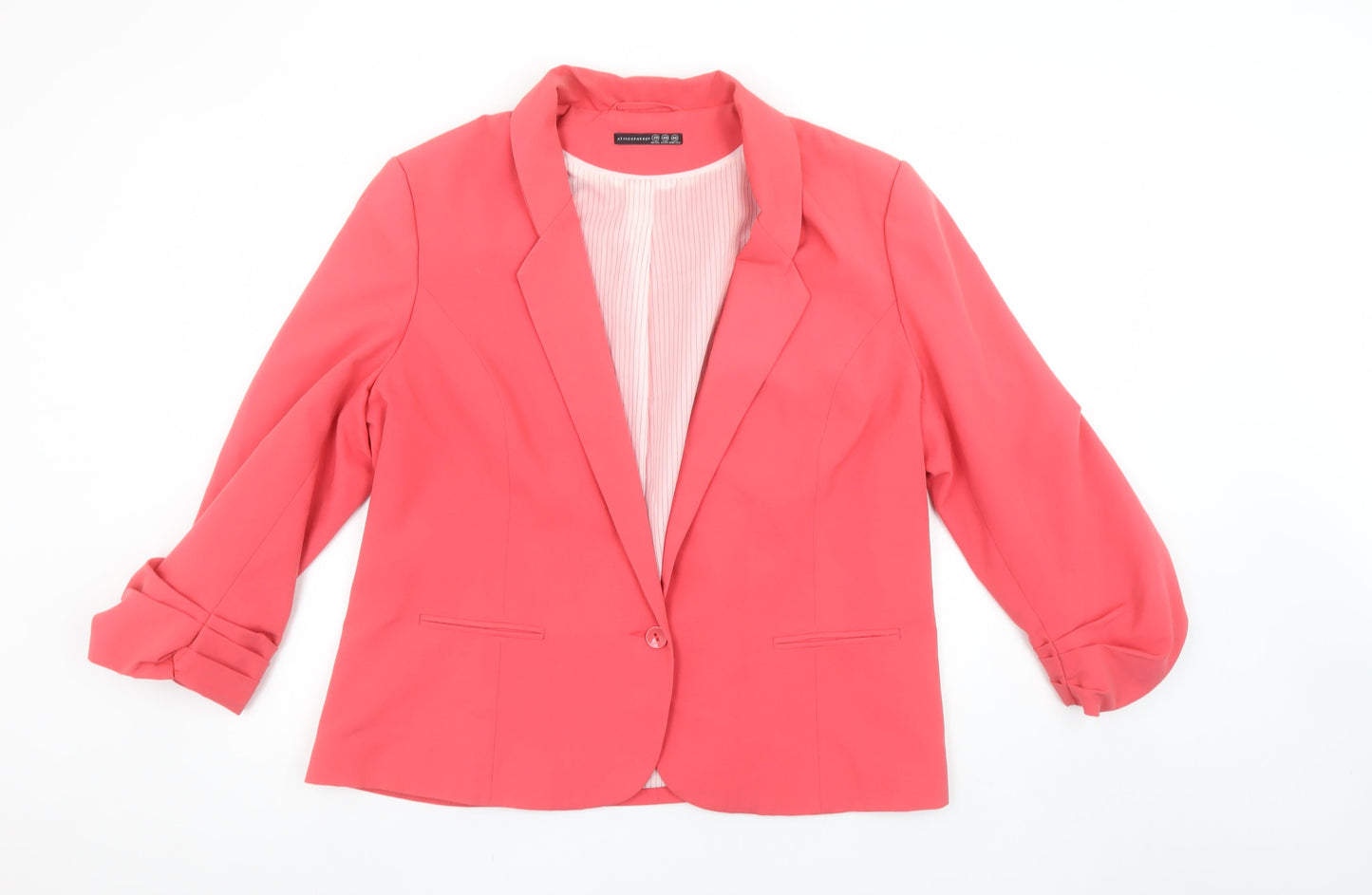 Atmosphere Women’s Pink Blazer Size 20 Single Breasted Tailored Jacket