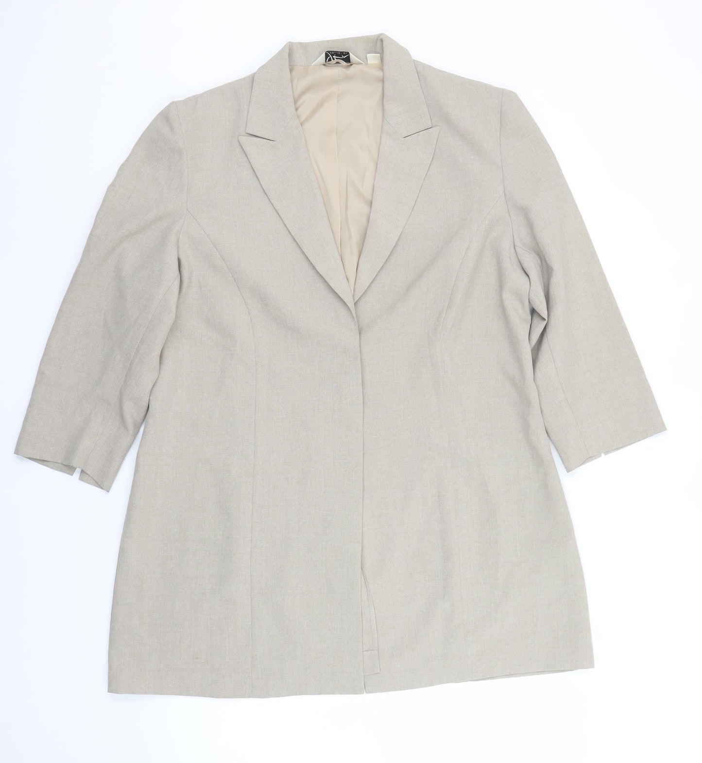 Womens UK Size 16 YTM Collection Regular Beige Blazer