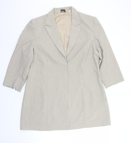 Womens UK Size 16 YTM Collection Regular Beige Blazer