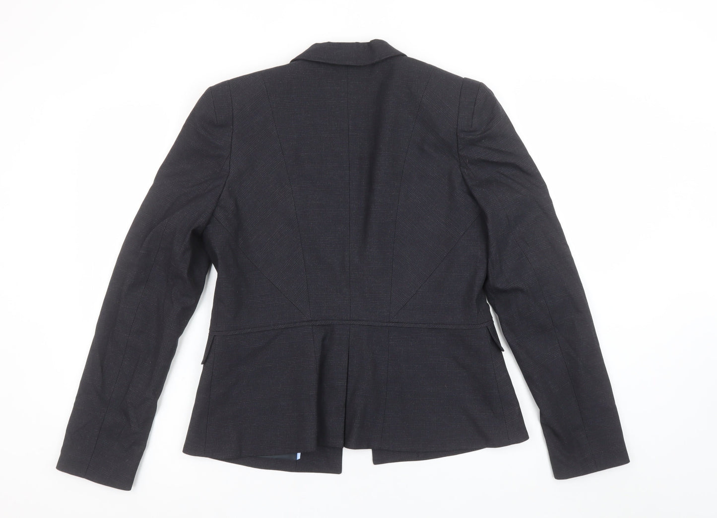 Warehouse Women Black Size 12 Tailored Blazer Jacket