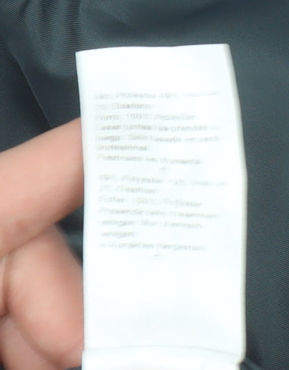 Warehouse Women Black Size 12 Tailored Blazer Jacket