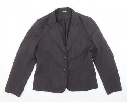 Womens UK Size 14 George Regular Grey Suit Jacket