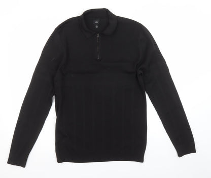 Mens UK Size M River Island Polyester Polo Shirt