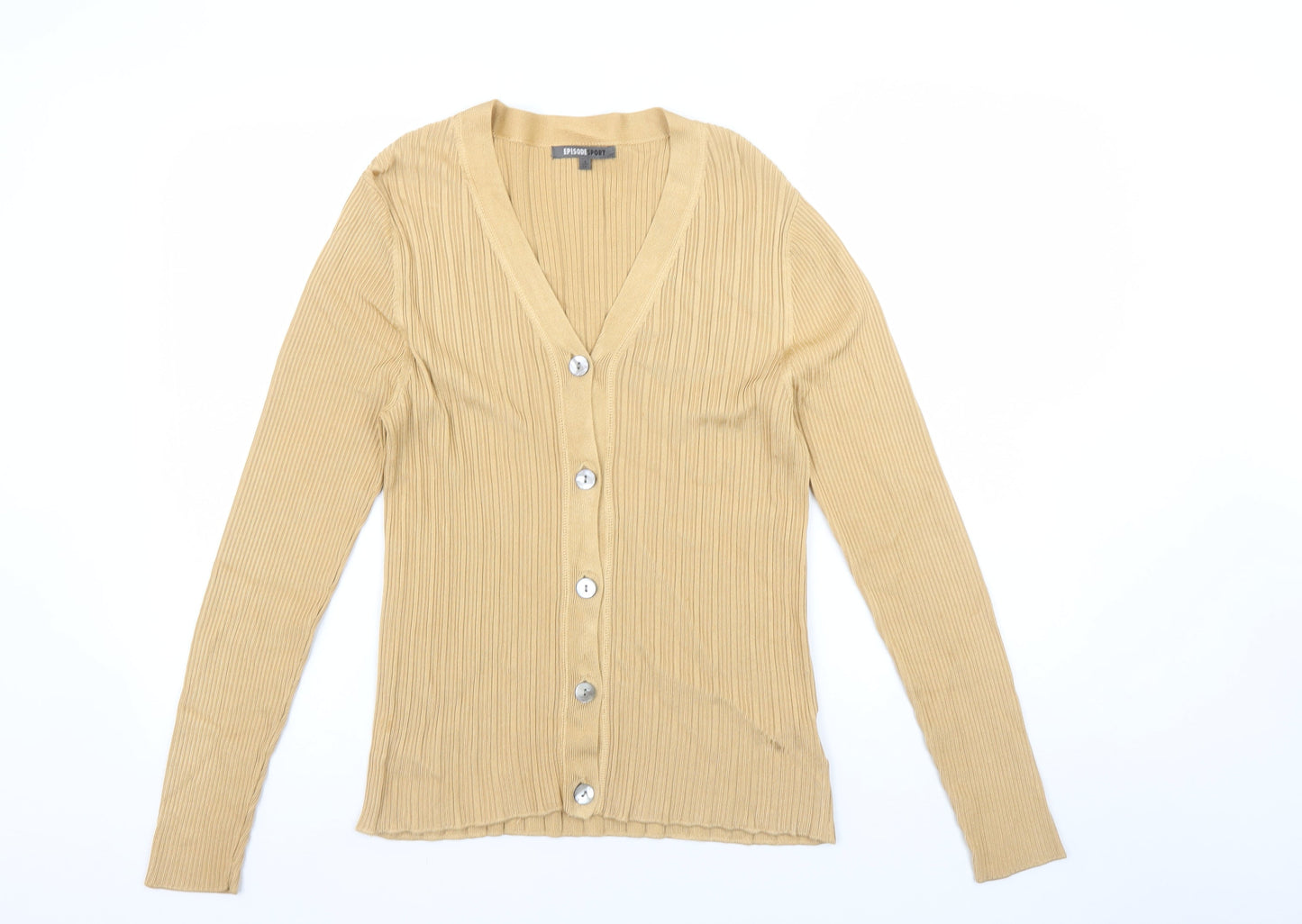 Womens UK Size S Episode Sport Beige Cardigan Jumper