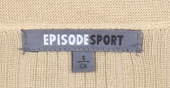 Womens UK Size S Episode Sport Beige Cardigan Jumper
