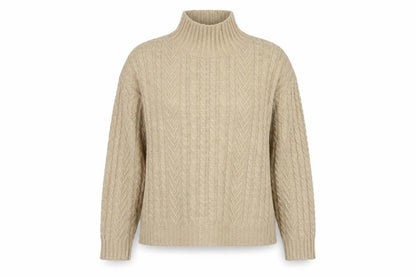 Womens UK Size L Marks and Spencer Beige Pullover Jumper
